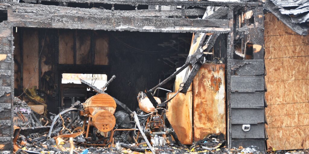 Garage doors offer crucial protection in fire emergencies